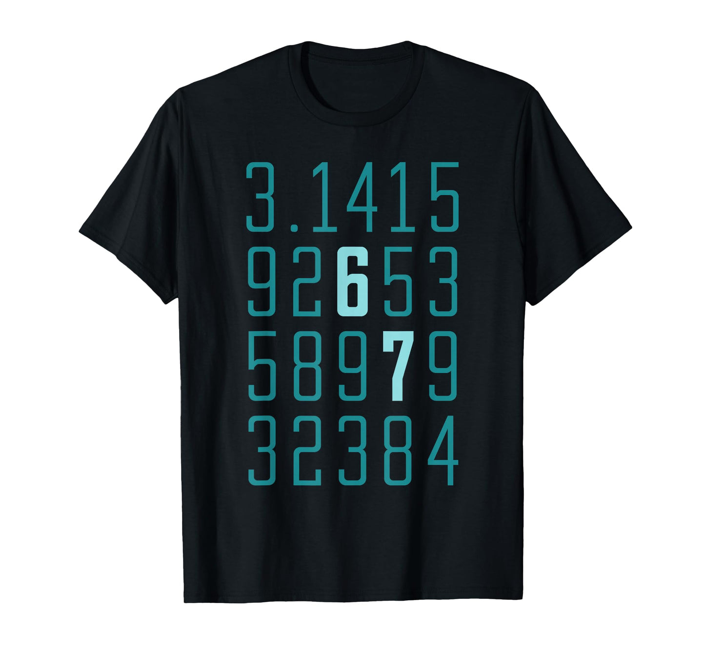 67 Pi Math Meme Slang Funny Six Seven Science Math Teacher T-Shirt
