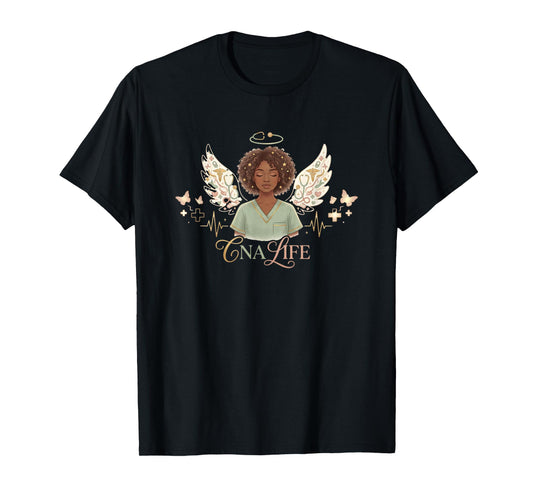 CNA Nurse Life Black History Month African American Nursing T-Shirt