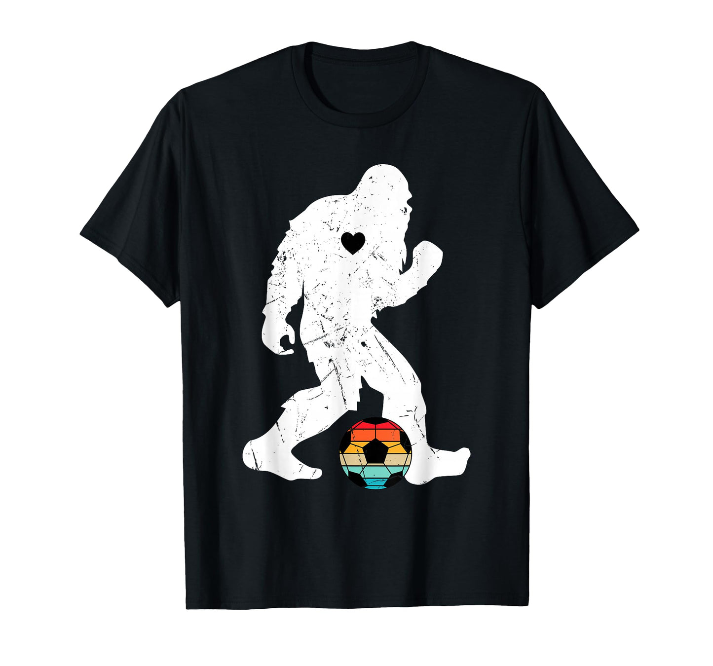 Bigfoot Playing Soccer for Player Fans Enthusiast Funny Gift T-Shirt