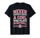 Never Underestimate A Girl who Plays Basketball T-Shirt