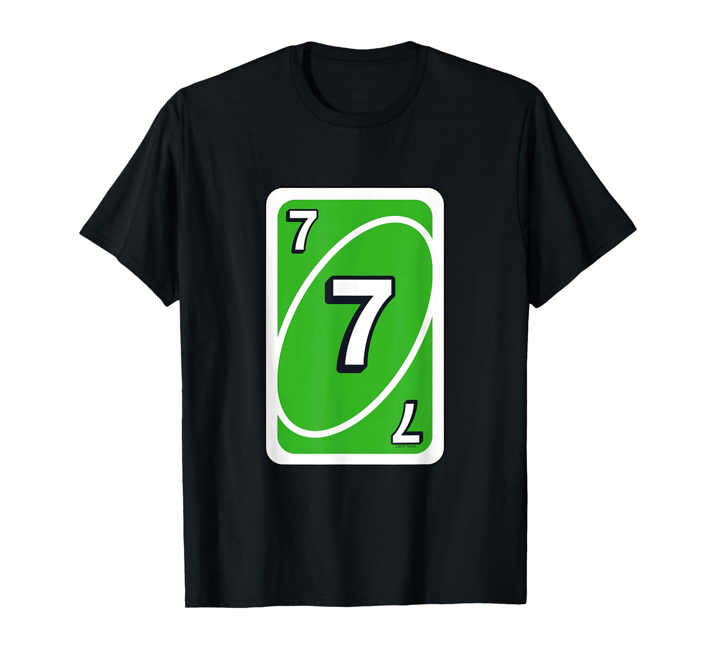 UNO Halloween Green 7" Card T-Shirt