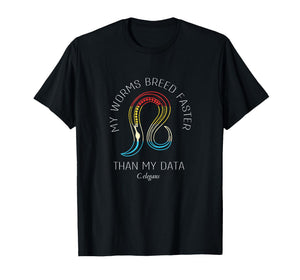 My Worms Breed Faster Biology Student Retro C Elegans T-Shirt
