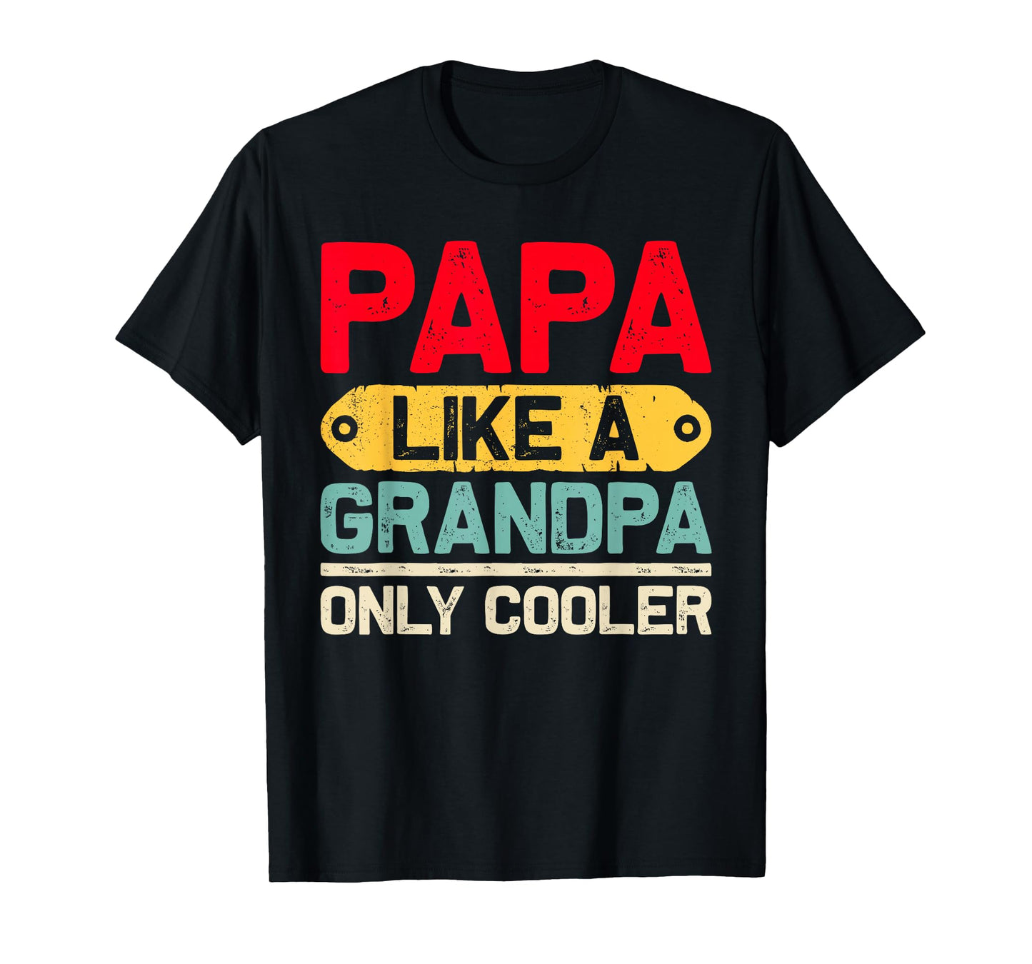 Papa Shirts for Men Grandpa Fathers Day Papa from Grandkids T-Shirt