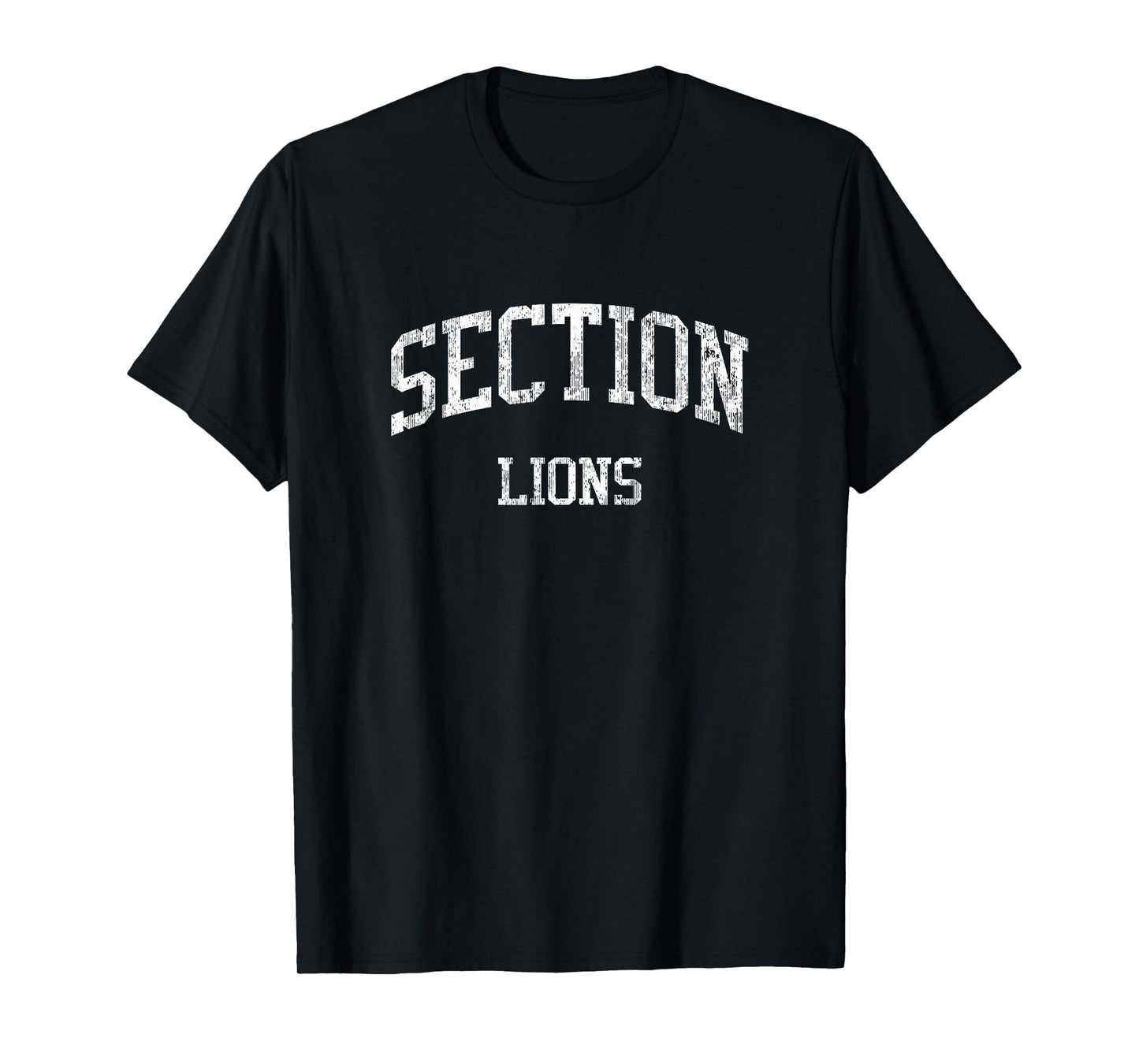 Section High School HS Section AL Vintage Sports T-Shirt