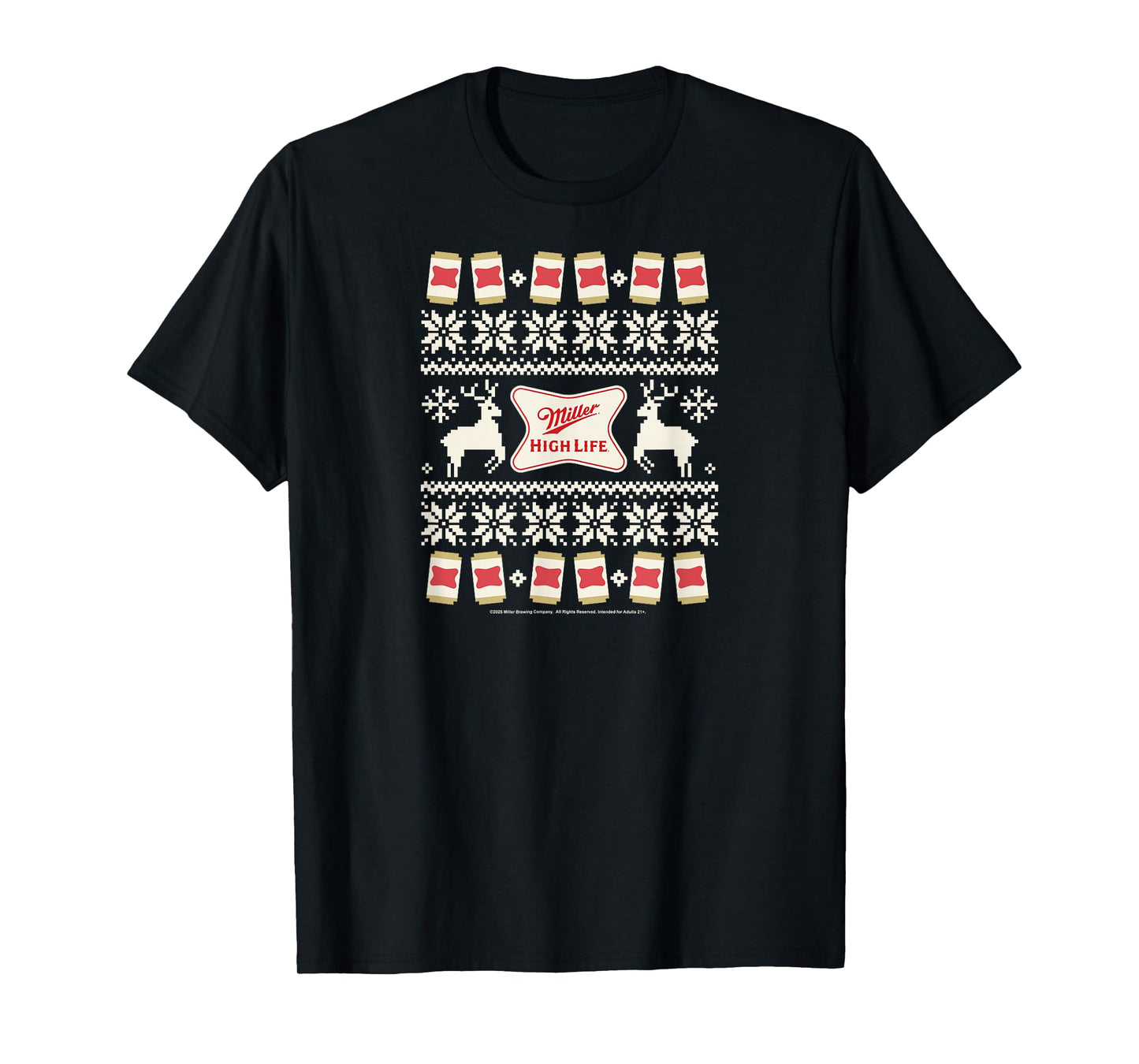Miller High Life - Christmas Sweater T-Shirt