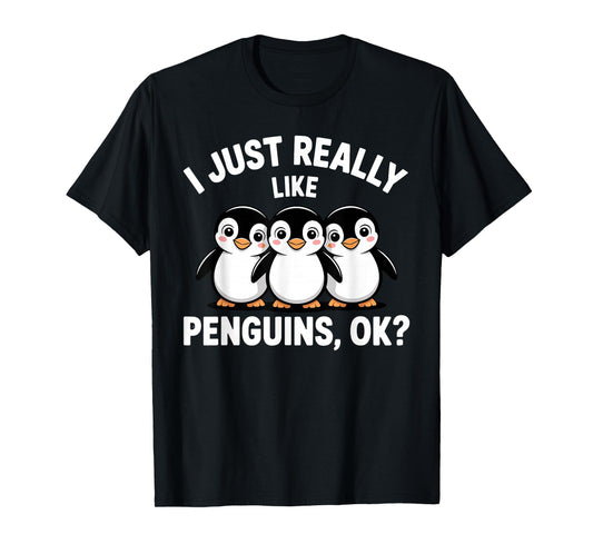 Penguin Art for Men Women Kids Penguin Animal Penguin Lover T-Shirt
