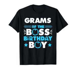 Grams of The Boss Birthday Boy Baby Family Matching T-Shirt