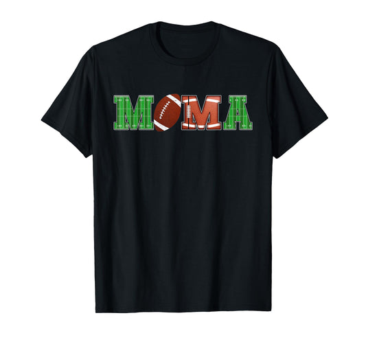 Mama Football Birthday Family Birthday Boy Football Lover T-Shirt