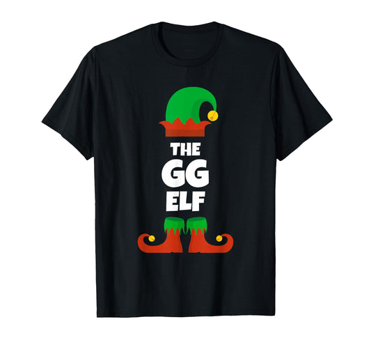 Family I'm The GG Elf Christmas Matching Pajama Funny T-Shirt
