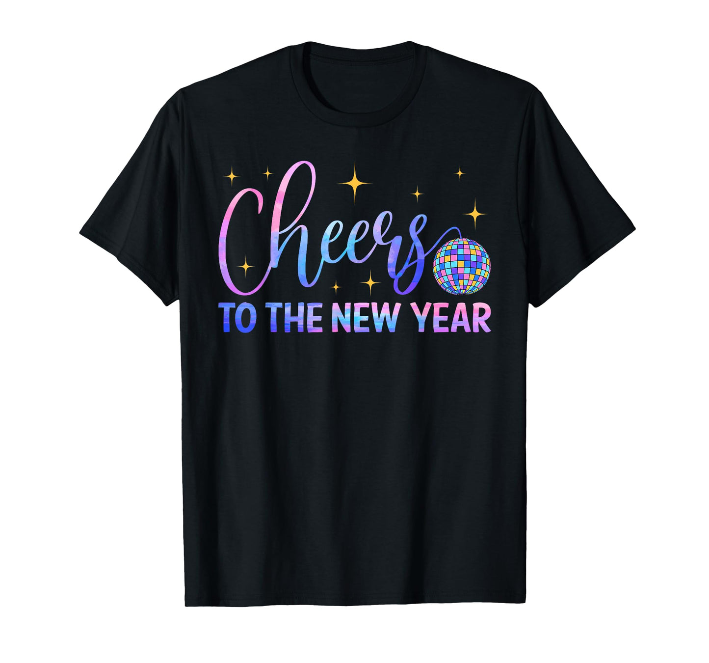 Cheers to The New Year 2026 Disco Ball New Years Eve Party T-Shirt