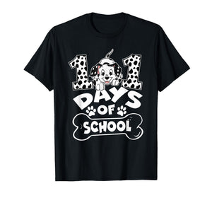 Happy 101 Days School Cute Dog 100 Days Smarter Student Kids T-Shirt