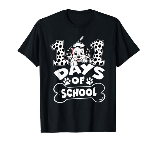 Happy 101 Days School Cute Dog 100 Days Smarter Student Kids T-Shirt