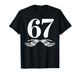 Six Seven 6 7 Meme 67 Skeleton Hand Halloween Costume T-Shirt