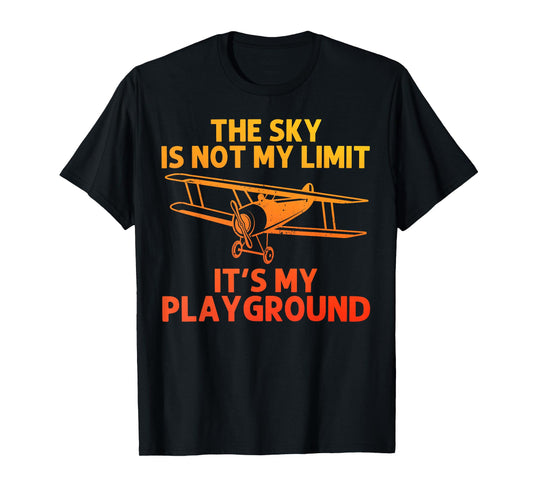 Funny Pilot Design for Men Women Aviation Airplane Pilot T-Shirt