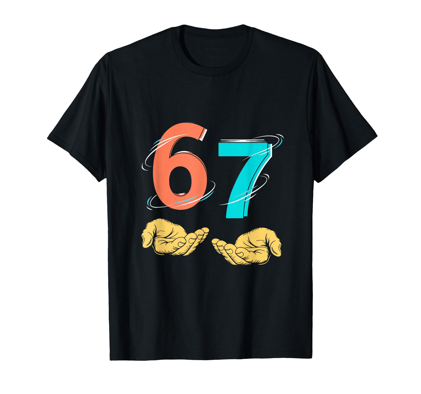 Six Seven 6-7 Meme Funny Height Joke Tee T-Shirt