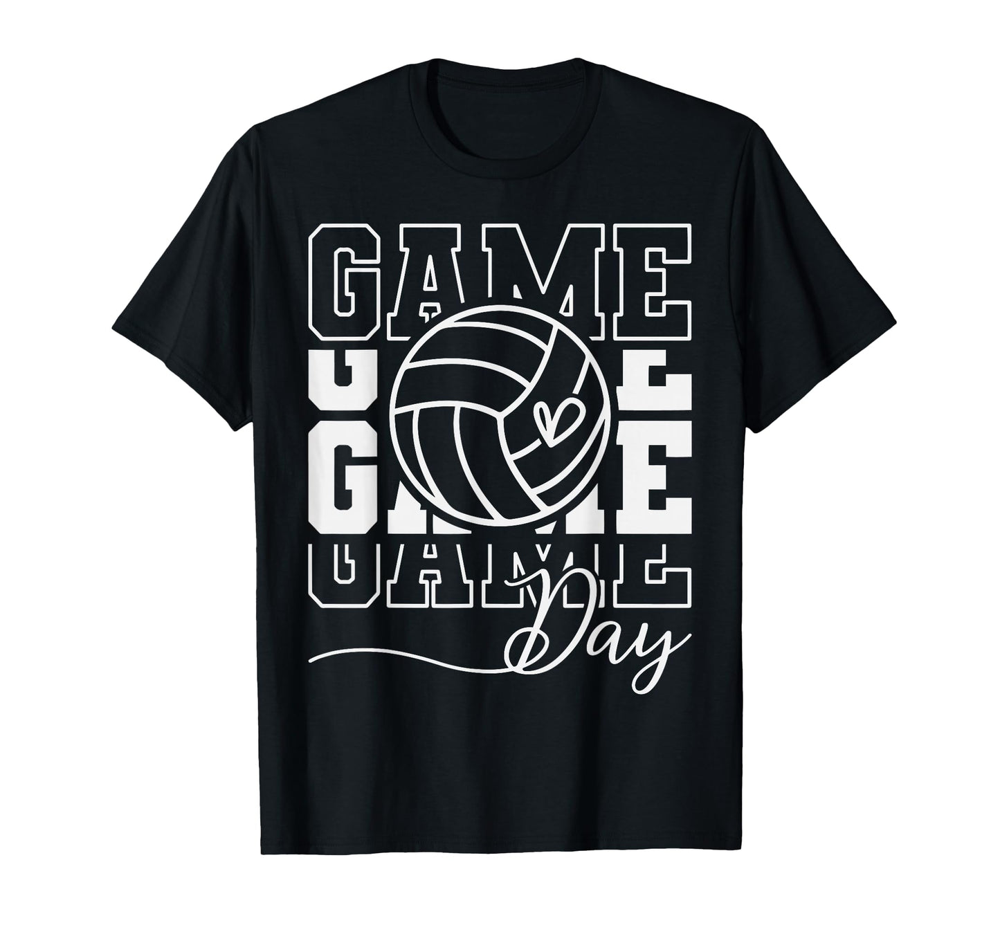 Volleyball Game Day Vibes Volley Lover Player & Coach Womens T-Shirt