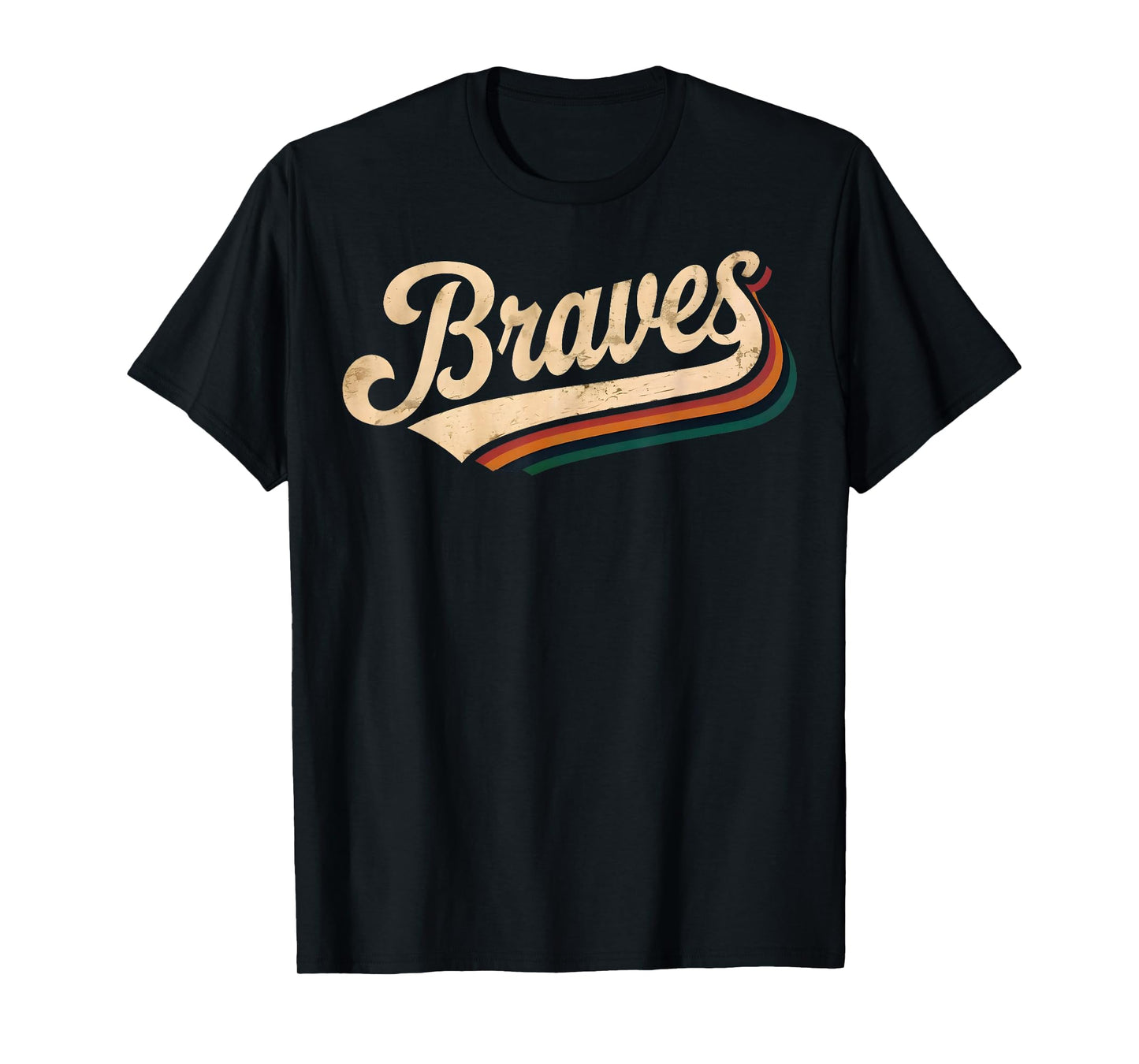 Vintage Braves Retro Gifts Men Women Kids Girl Boy T-Shirt