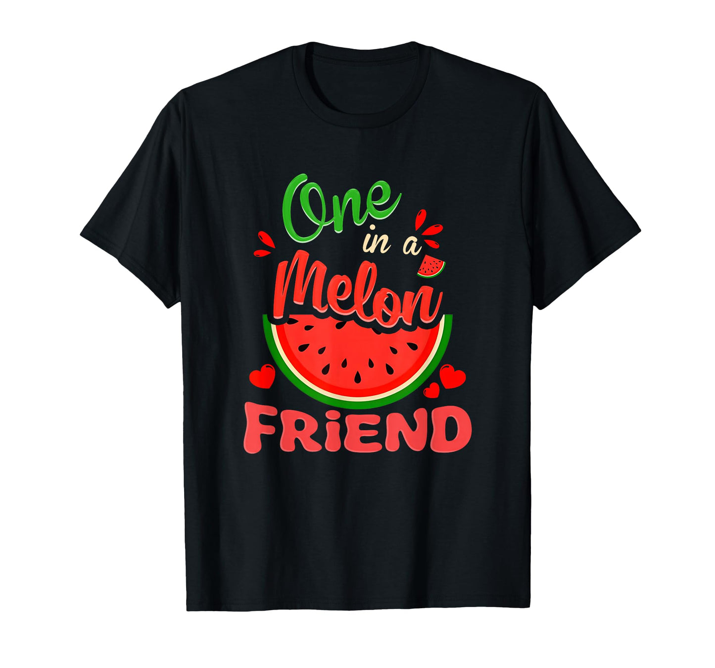 One in a Melon Friend 1st Birthday Party Family Matching T-Shirt