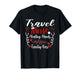 Travel Nurse Healing Hands Traveling Heart Adventure Nurse T-Shirt