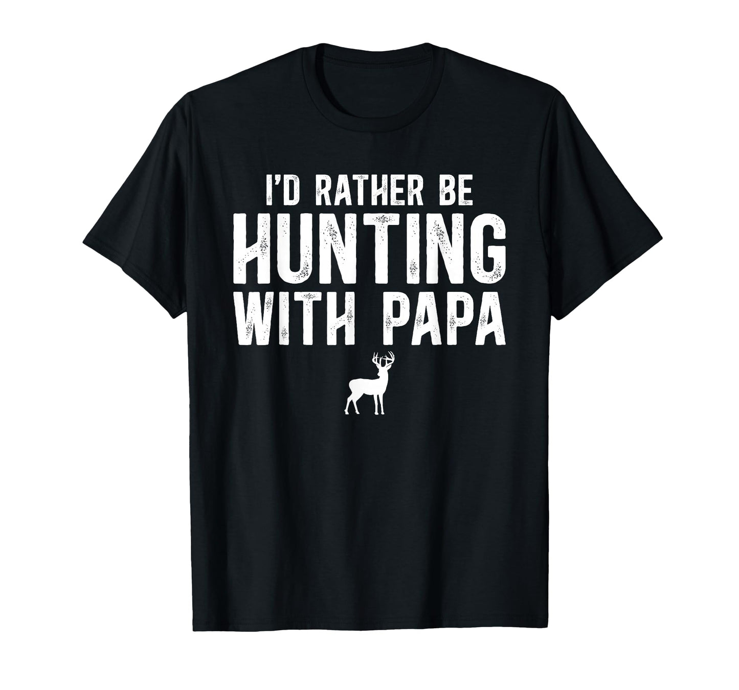 Hunting with Papa Hunting Buddy Papa and Grandson T-Shirt