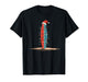 Funny Surf Christmas Lights Lover Surfboard Surfing Surfer T-Shirt