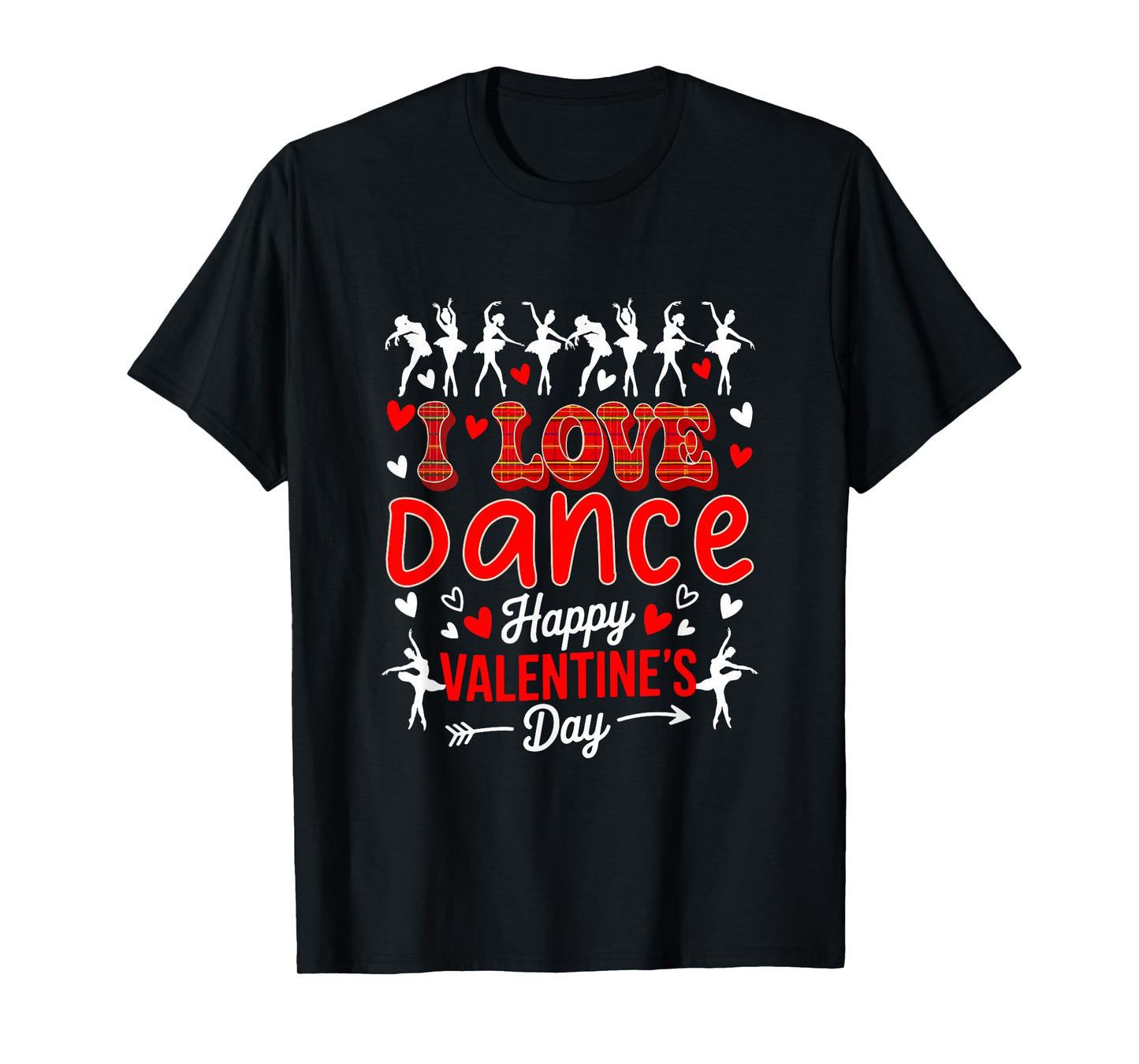 Love Dance Happy Valentine's Day Dance Teacher Students T-Shirt