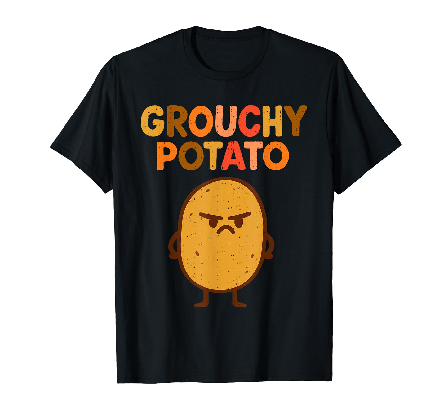 Funny Grouchy Potato Sweet Potato Couple Matching T-Shirt