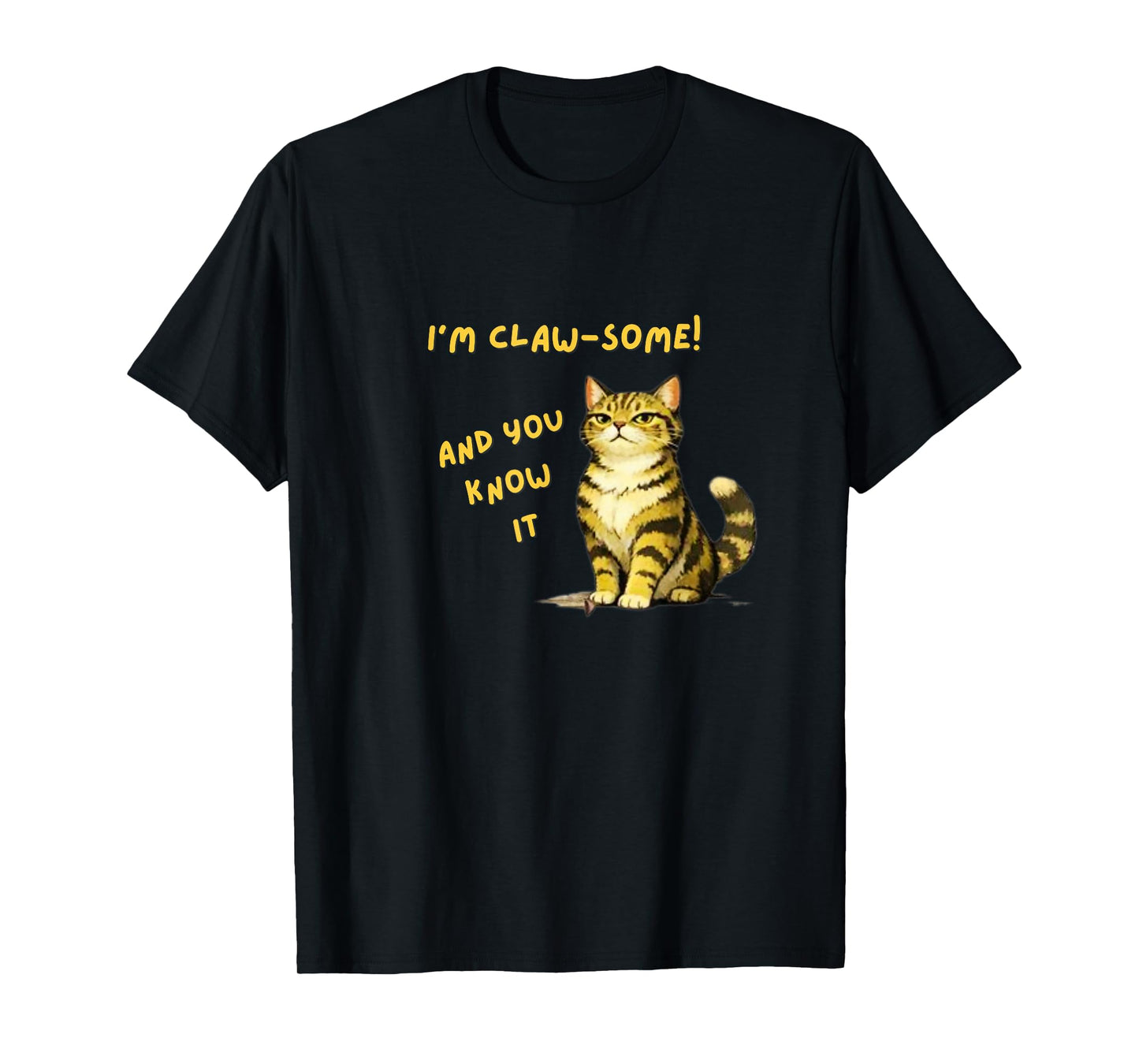 Funny Cat Fashion, Merchandise, Animal Lovers, Pet Owners T-Shirt