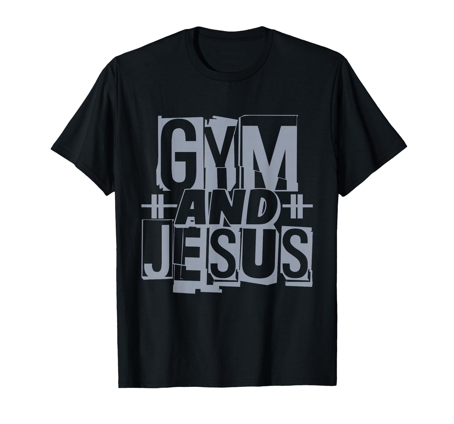 Lift Heavy Pray Hard with Cross Believers who Train T-Shirt