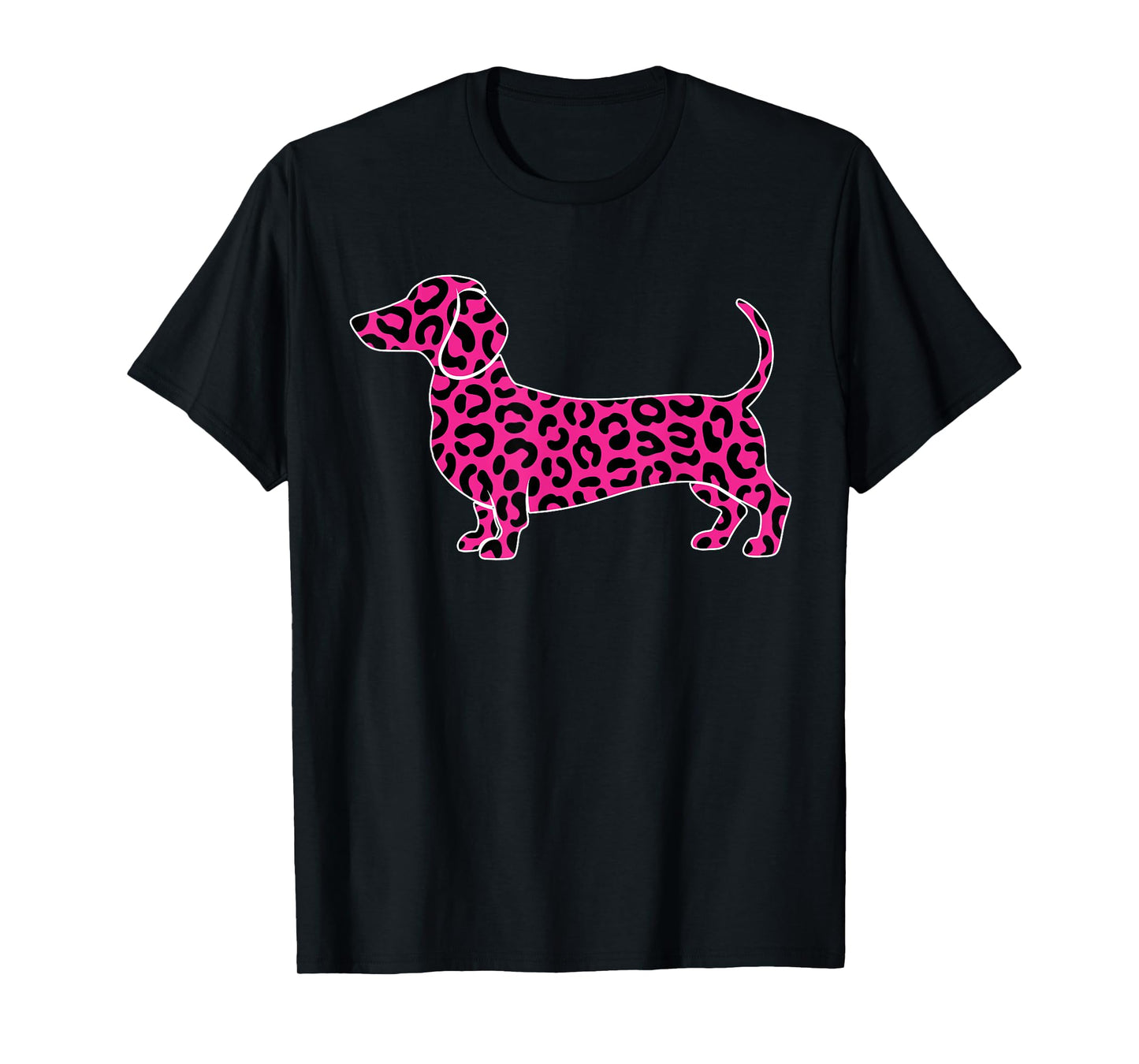 Dachshund Wiener Leopard Wiener Dog for Women T-Shirt