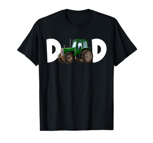 Dad Daddy of The Birthday Boy Kid Tractor Farmer Family T-Shirt