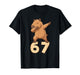 Six Seven 67 Meme Capybara Funny 67 Capybara for Kids Boys T-Shirt