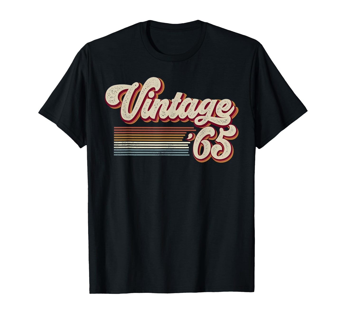 Vintage 1965 Retro Sunset Classic 60-Year-Old 60th Birthday T-Shirt