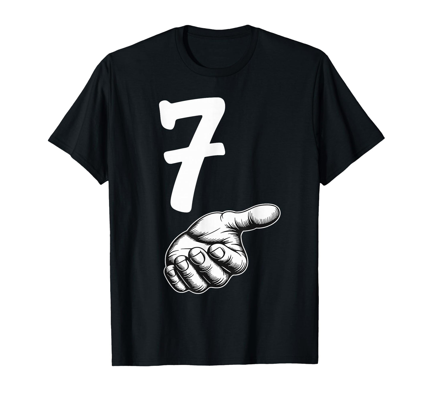 Number 7 Matching Duo 67 Meme Gen Alpha Slang Halloween T-Shirt