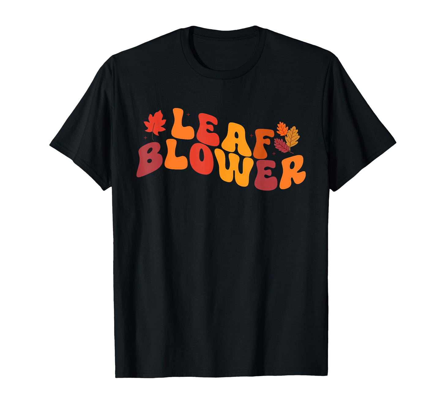 Funny Leaf Blower Fall Costume Couple Halloween Matching T-Shirt