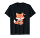 Cute Fox Kawaii Anime Drinking Bubble Tea Lover Girls T-Shirt