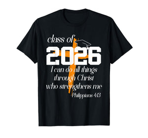 Class of 2026 Christian Graduation Senior Graduate T-Shirt