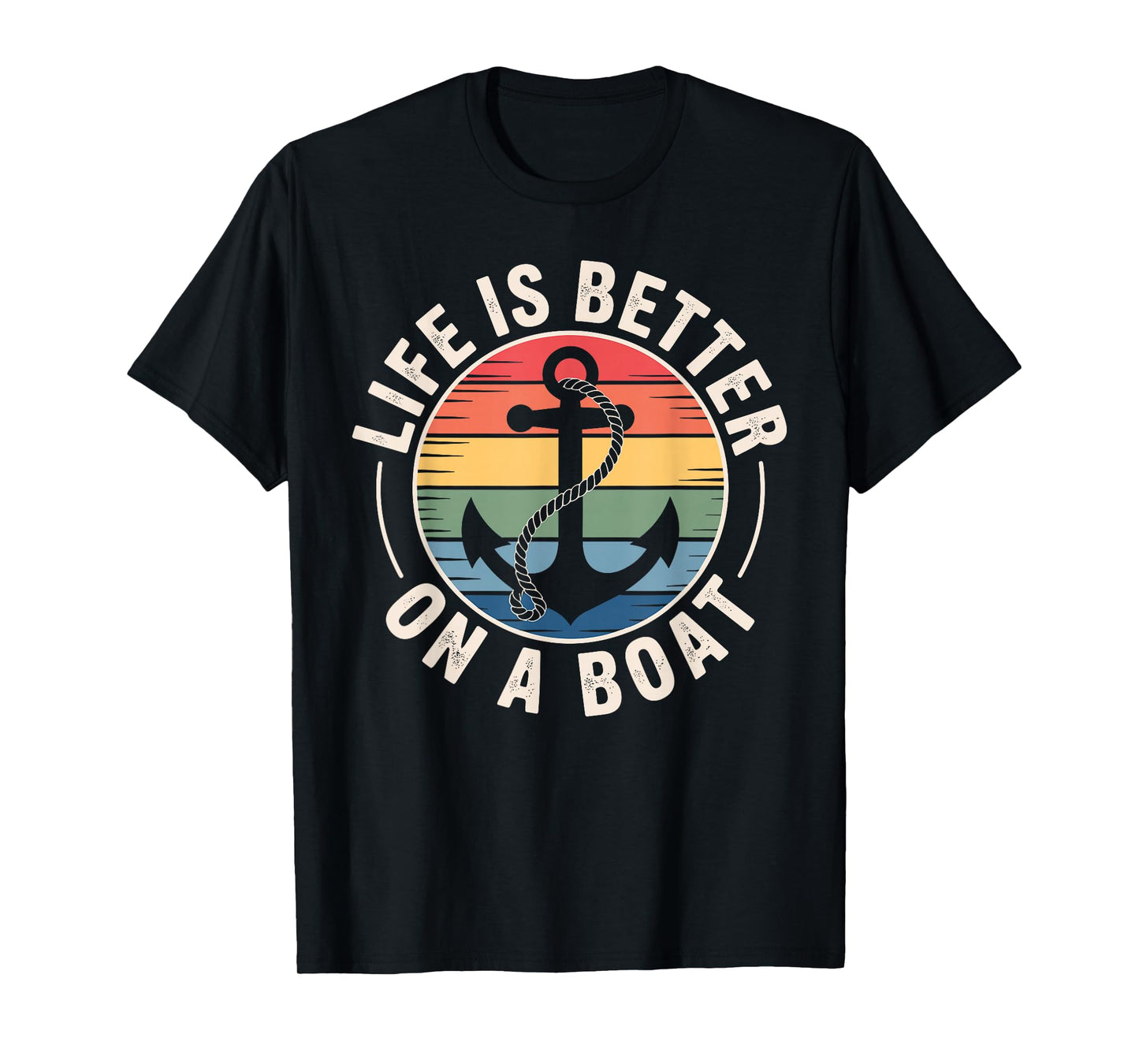 Boating Art for Men Women Boat Captain Boater Boat Lover T-Shirt