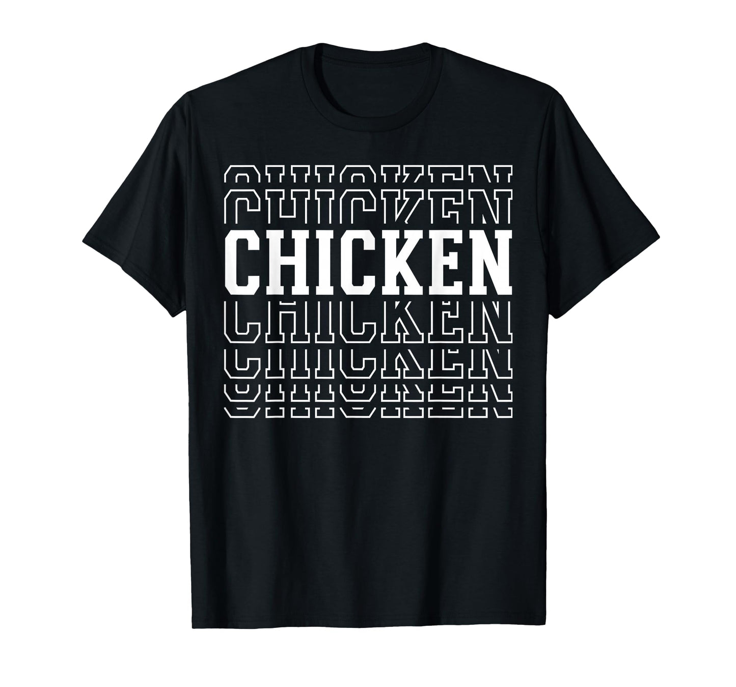 Chicken Funny Layered Text Pet Owner Farmer T-Shirt