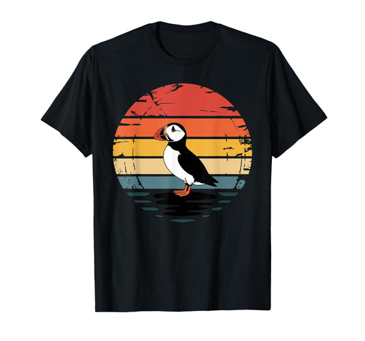 Funny Puffin Art for Men Women Bird Iceland Animal Puffin T-Shirt