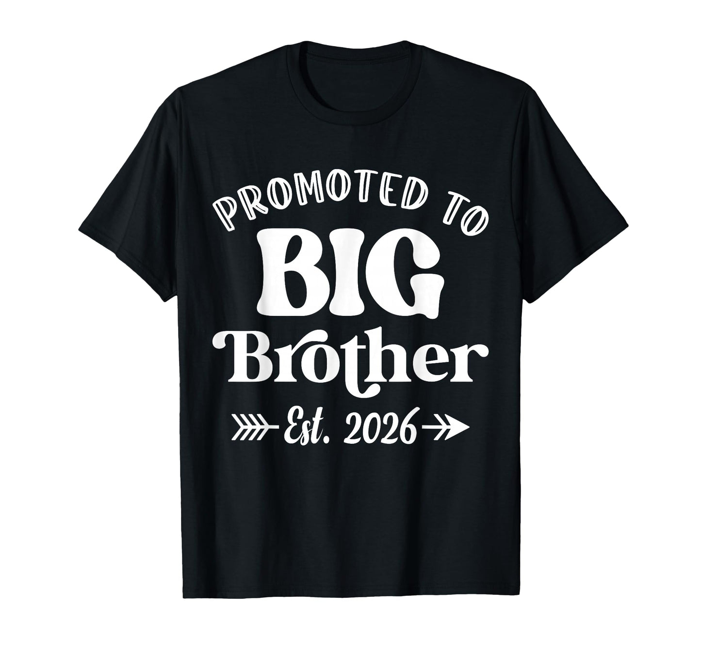 Promoted to Big Brother Finally est 2026 Funny Boys Kids T-Shirt