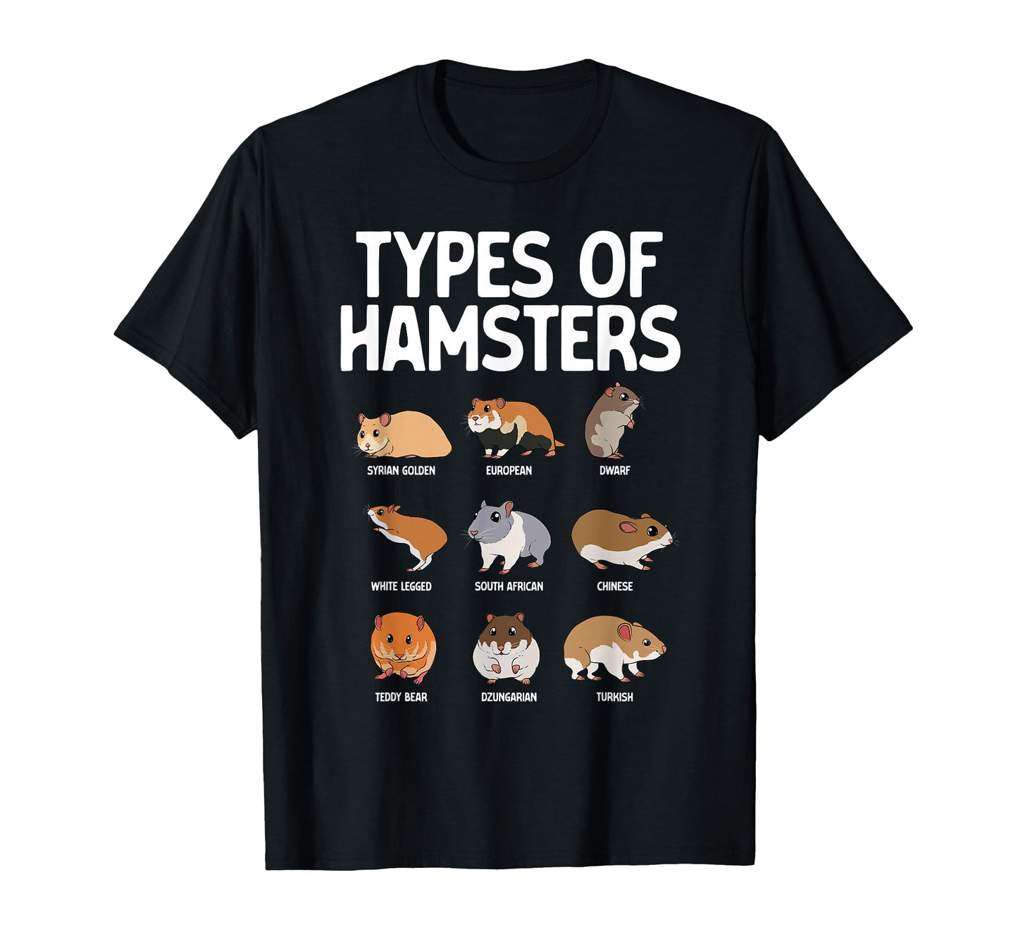 Funny Hamster Art for Men Women Boys Girls Hamster Lover T-Shirt