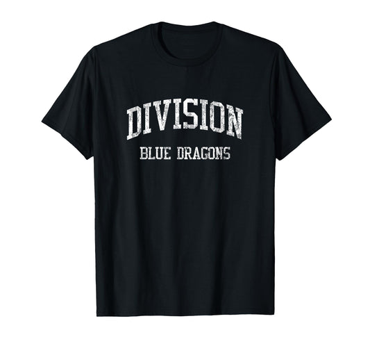 Division Avenue High School HS Levittown NY Vintage Sports T-Shirt