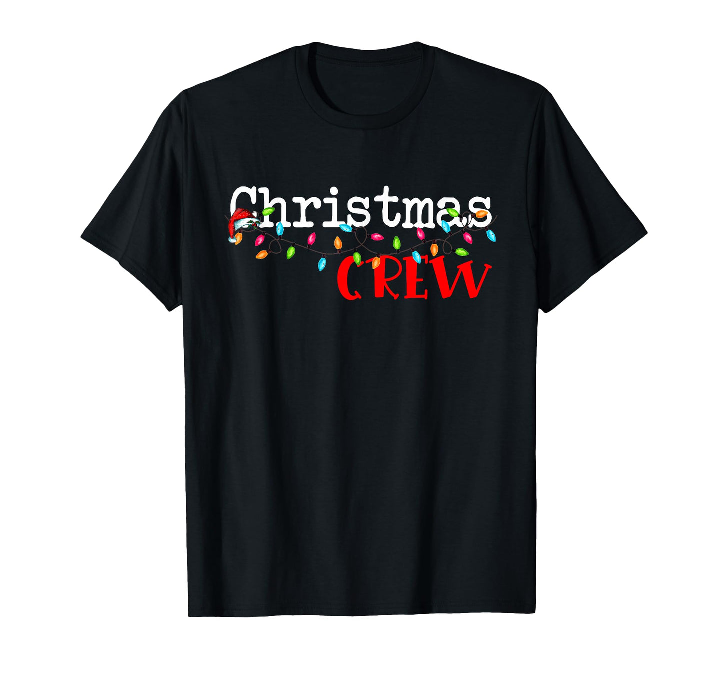 Christmas Crew Xmas Lights Family T-Shirt