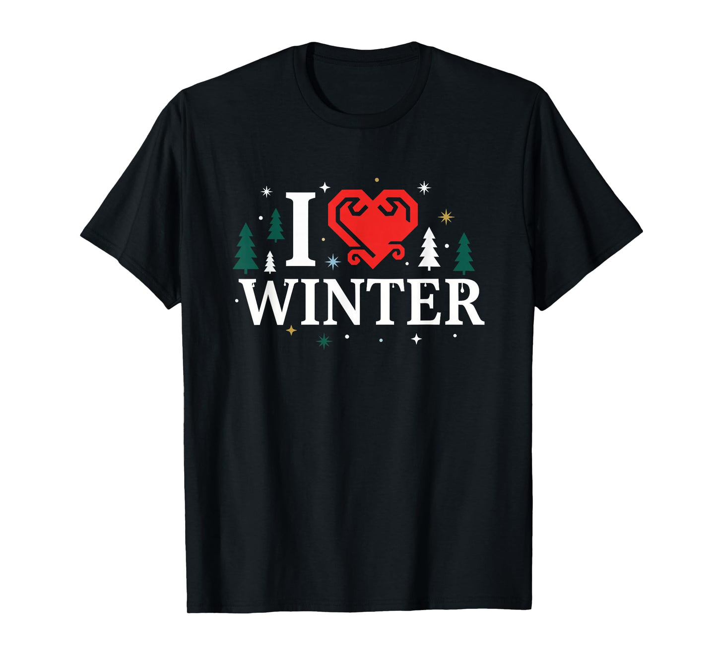 I Heart Winter, I Love Winter T-Shirt