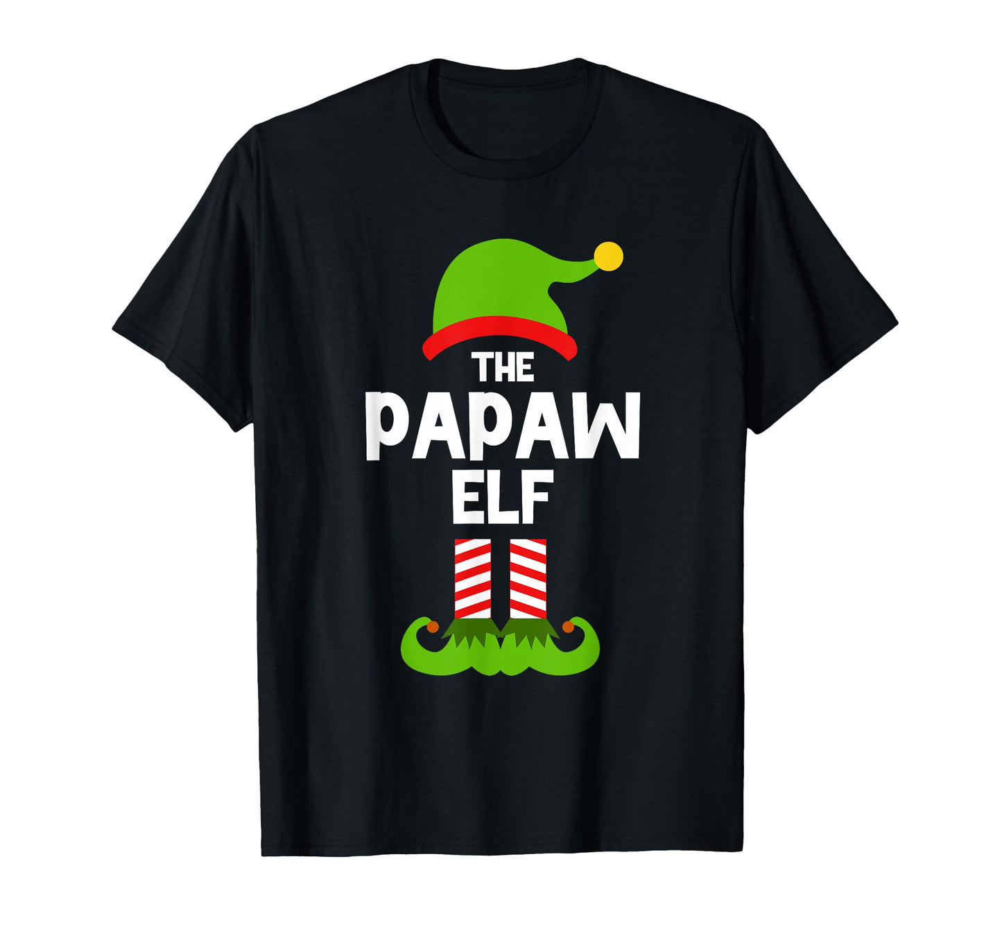 I'm The Papaw Elf Christmas Family Pajama Funny T-Shirt