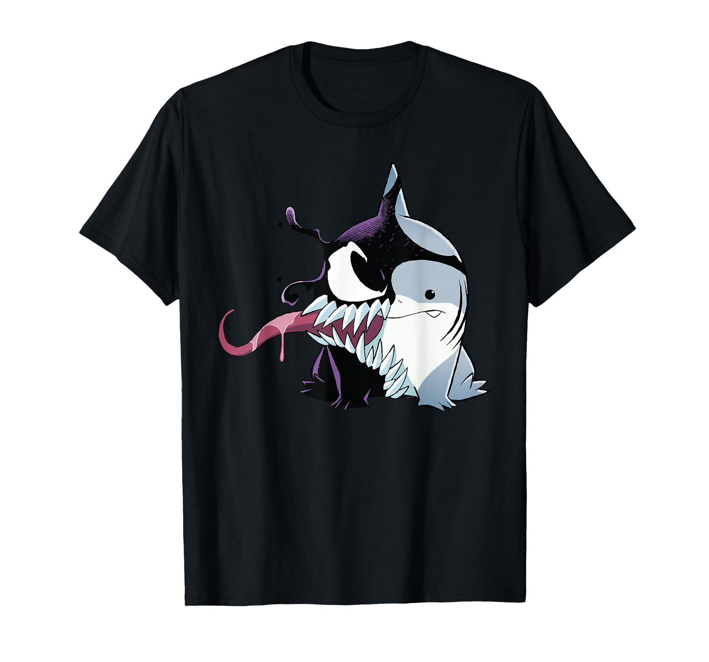 Marvel Jeff The Land Shark in Venom Symbiote Costume T-Shirt