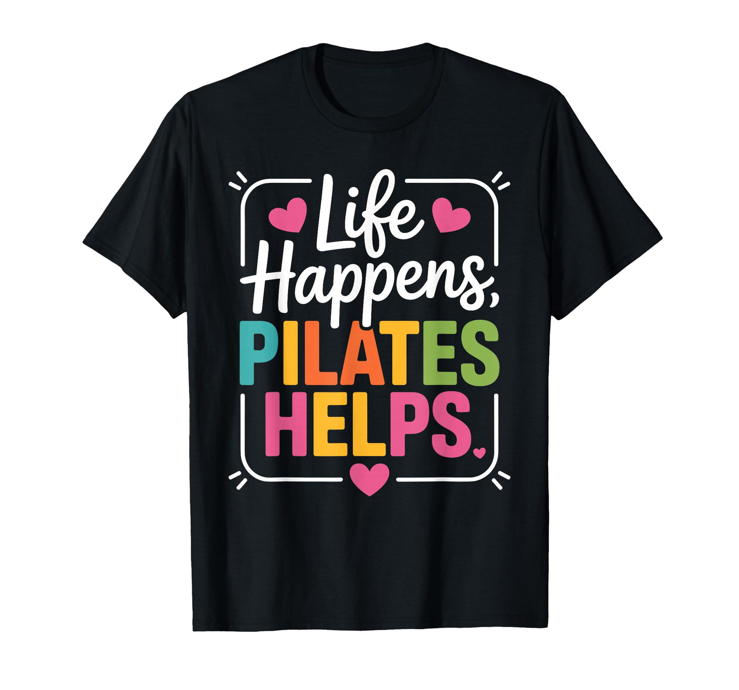 Funny Pilates Art for Men Women Pilates Club Pilates Lover T-Shirt