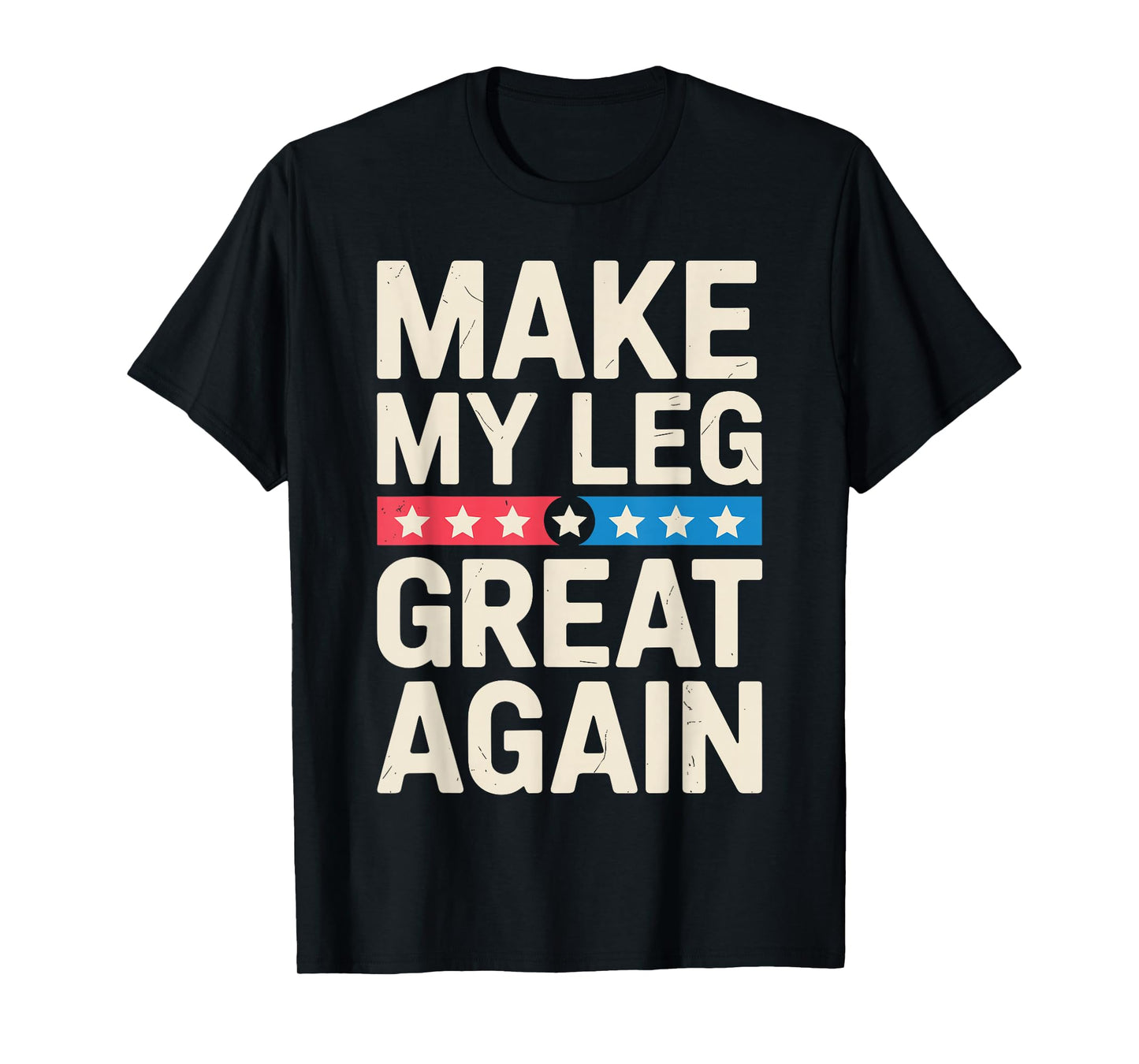 Funny Broken Leg Art for Men Women Foot Surgery Recovery T-Shirt