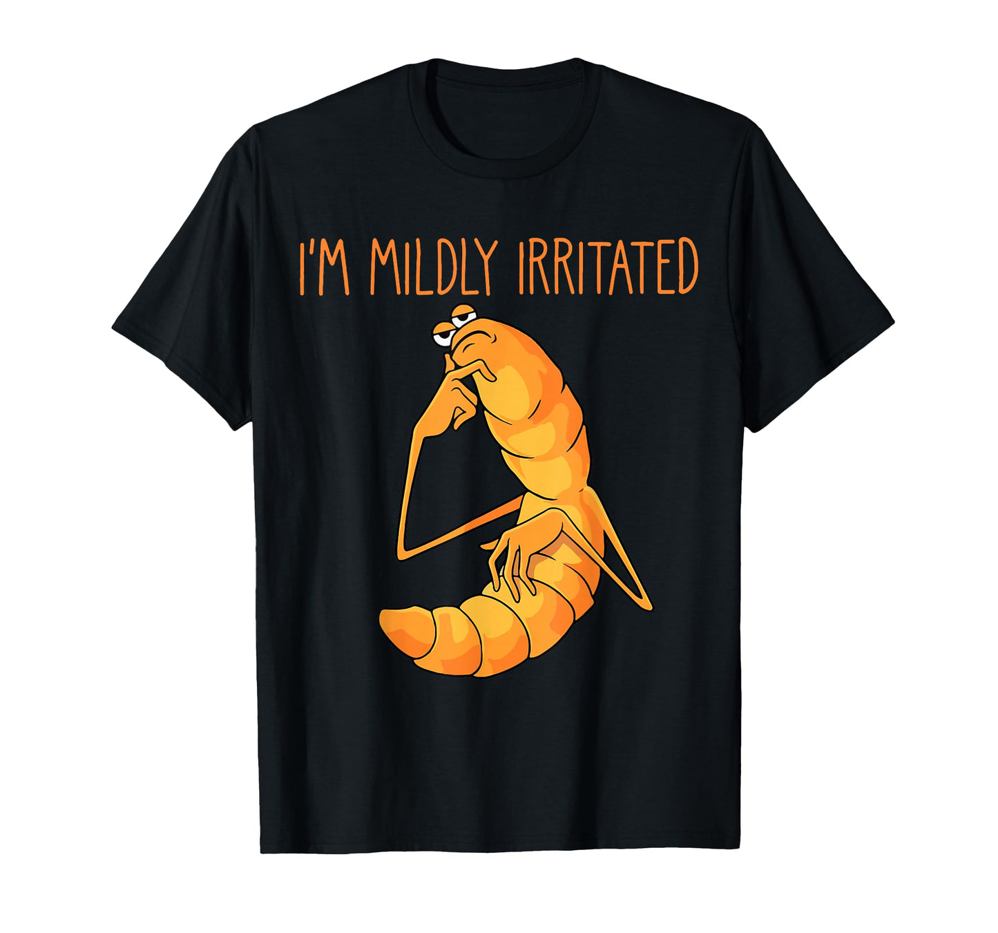 Funny Worm Meme I'm Mildly Irritated Marcus Mens Women T-Shirt